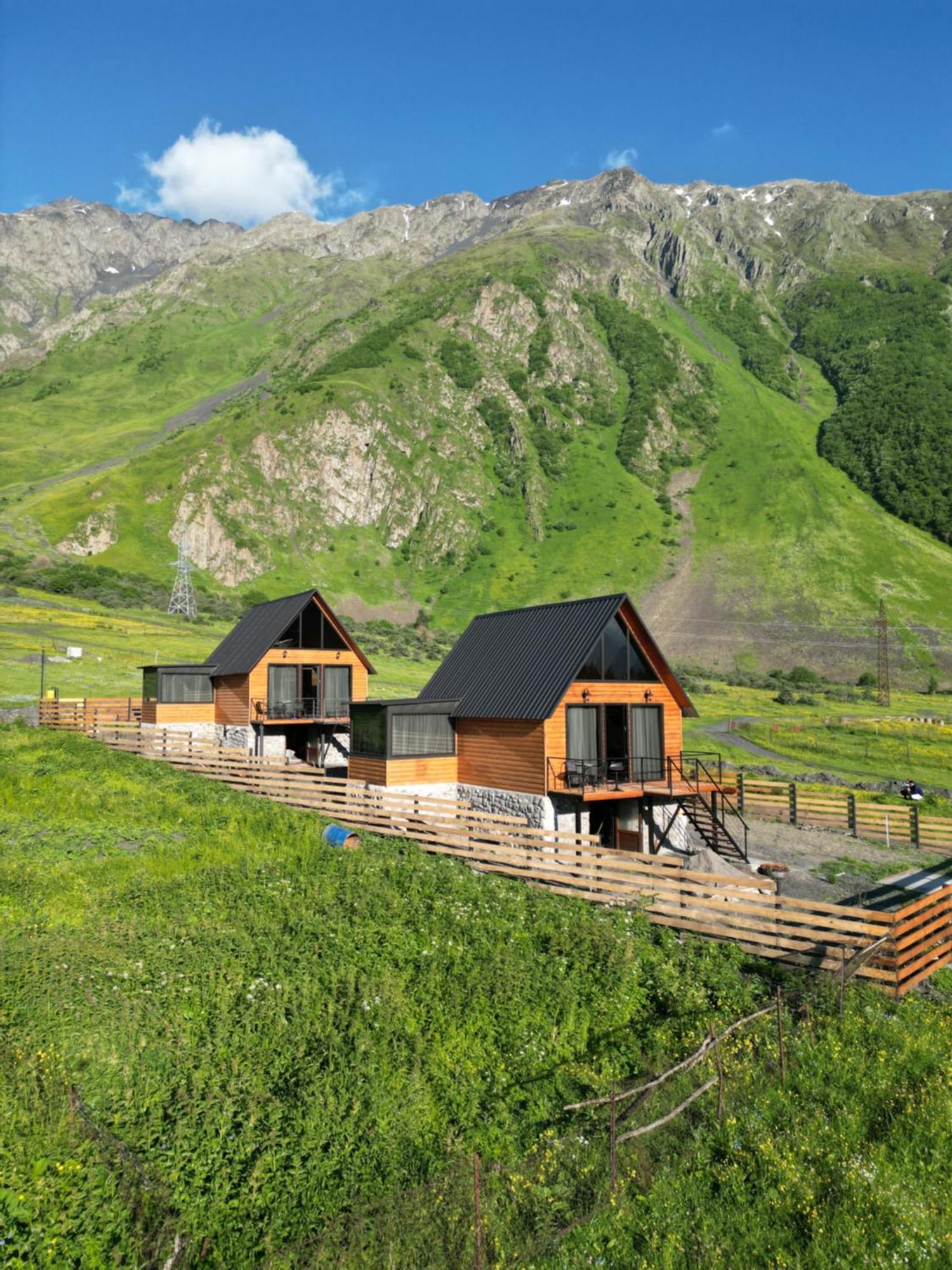 Traveler'S Cottages In Kazbegi ภายนอก รูปภาพ